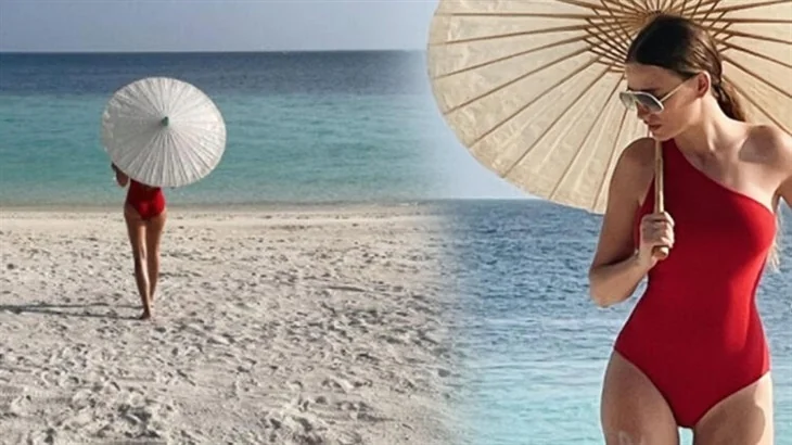 Serenay Sarıkaya, Maldivler'den paylaşmaya devam ediyor!
