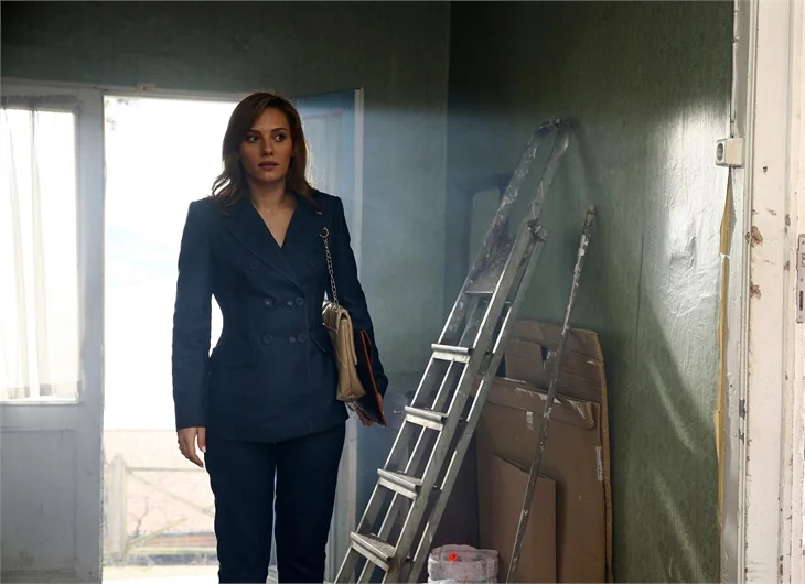 'Kırmızı Kamyon' dizisinin setinden ilk kareler....