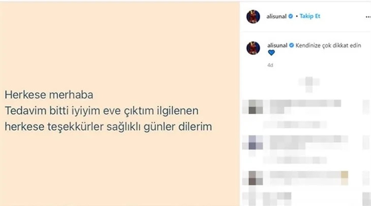 Koronavirüse yakalanan Ali Sunal'dan haber var!