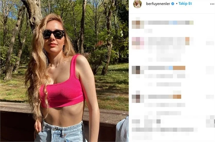 Berfu Yenenler'e yorum yağdı: Sen mi doğurdun biz mi?