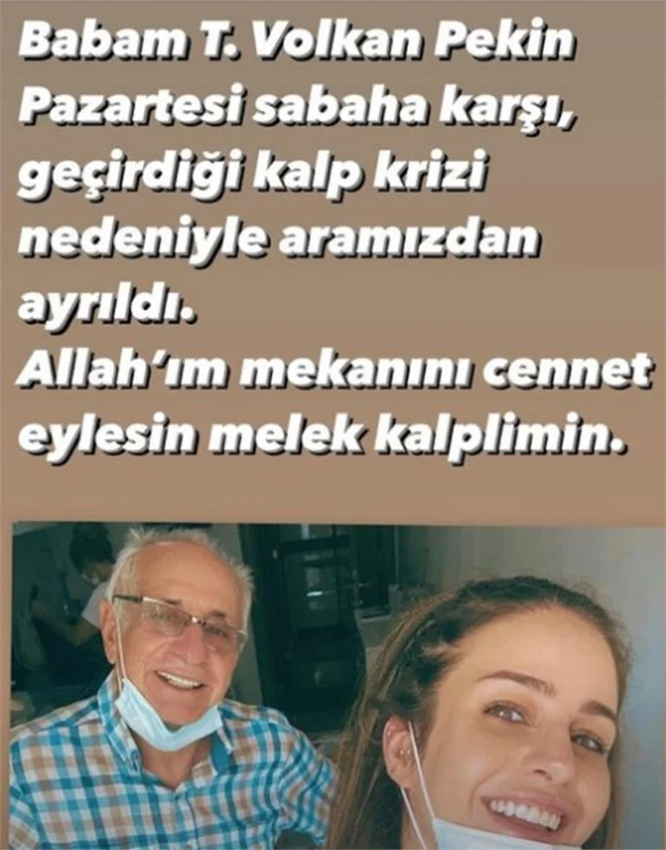 Büşra Pekin’in acı günü!