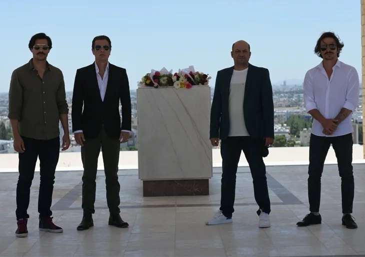“Bir Zamanlar Kıbrıs” oyuncularından anlamlı ziyaret
