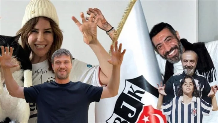 Beşiktaşlı ünlü isimlerin şampiyonluk sevinci