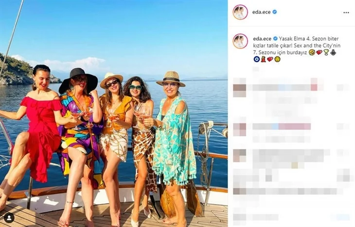 'Yasak Elma'nın güzelleri tatilde!