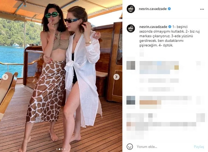 'Yasak Elma'nın güzelleri tatilde!