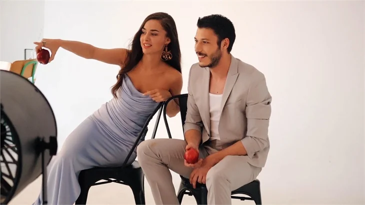 'Cam Tavanlar' ekibinin eğlenceli çekimi