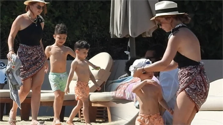 Pelin Karahan gün boyu denize girmedi!