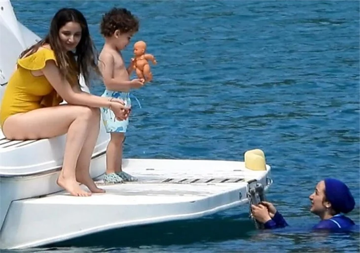 Gökçe Akyıldız'ın Bodrum keyfi