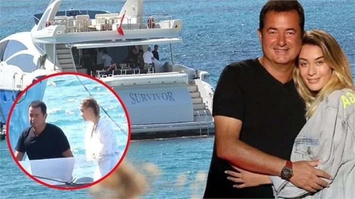 Acun Ilıcalı ve Çağla Altunkaya'nın tatili başladı!