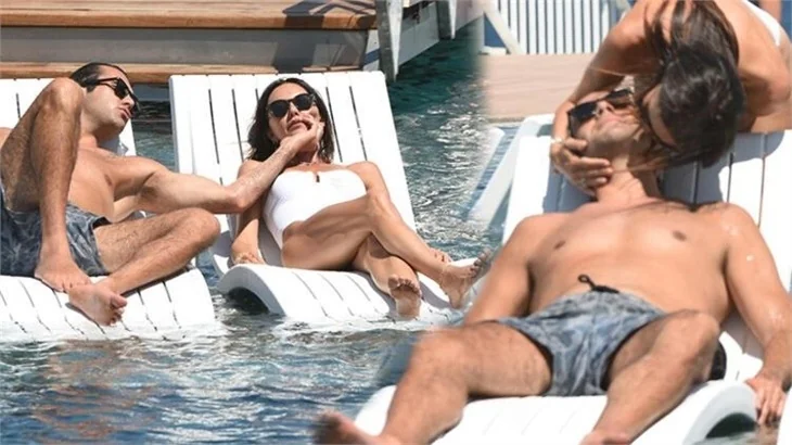 Hande Ataizi ile Dinç Aydoğdu'nun Bodrum romantizmi