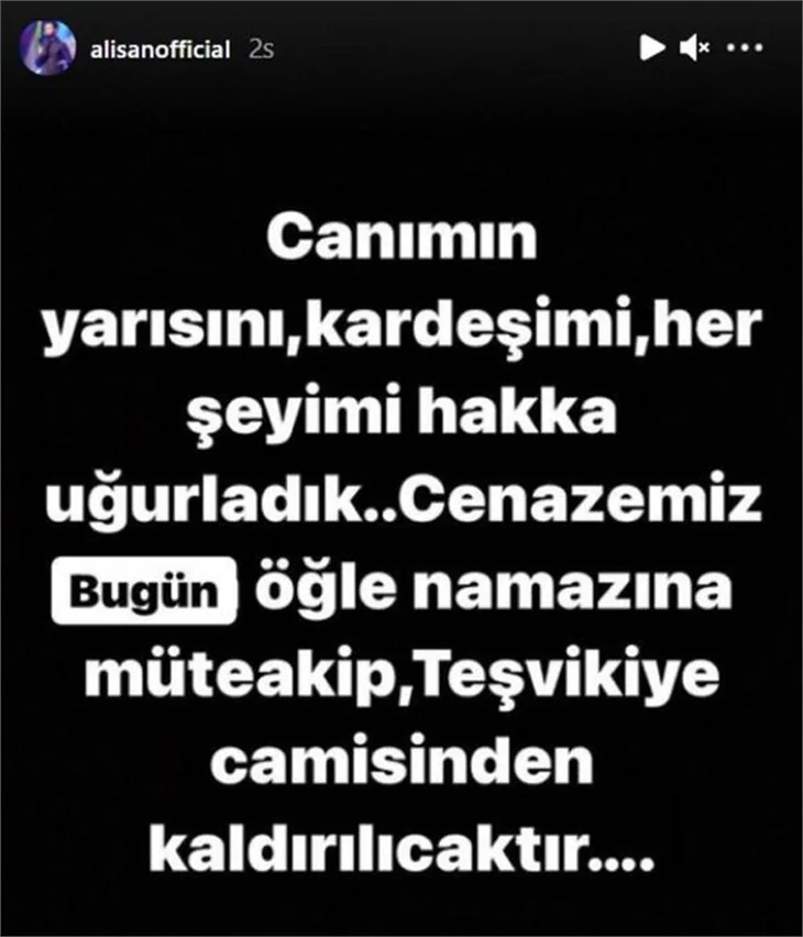 Alişan'ın kardeşi Selçuk Tektaş corona virüse yenik düştü!