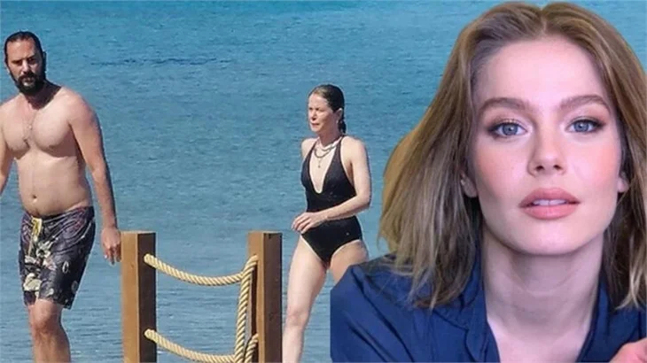 Camdaki Kız'ın Nalan'ı Burcu Biricik eşiyle Çeşme’de!