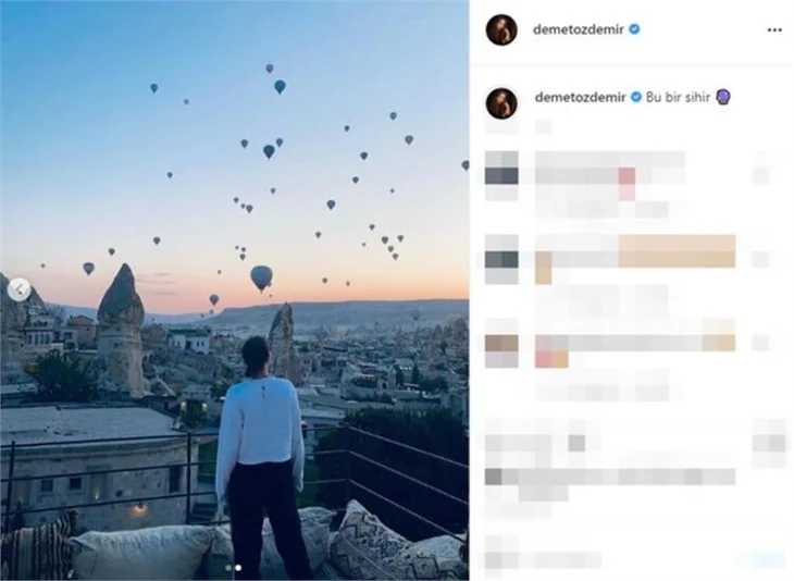 Demet Özdemir'den tatil pozları!