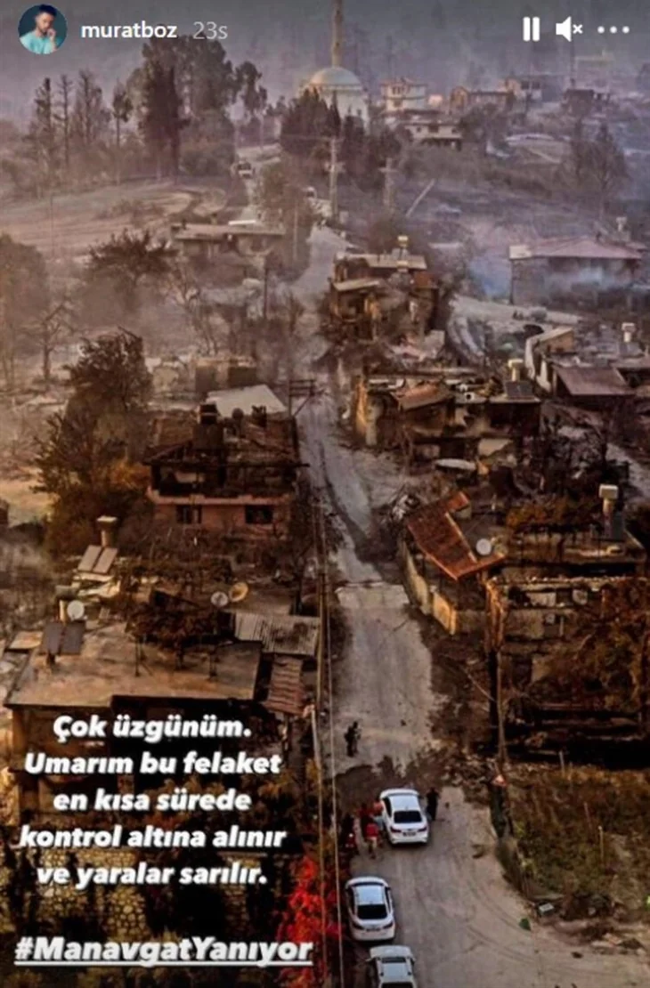 Ünlü isimler orman yangınlarına sessiz kalmadı!