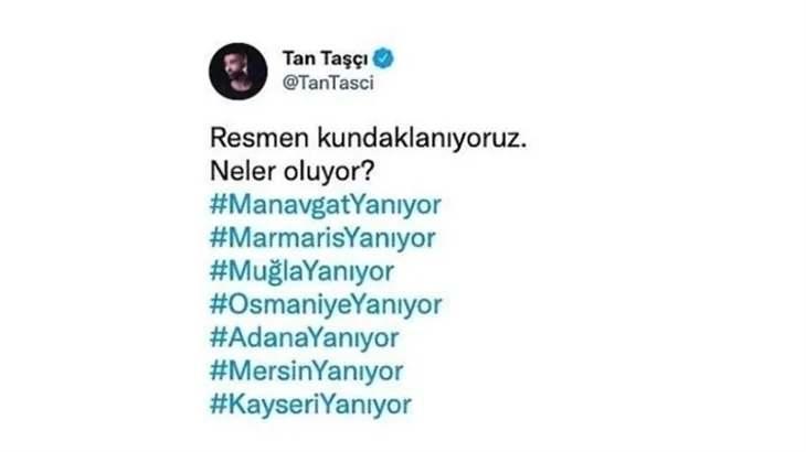 Ünlü isimler orman yangınlarına sessiz kalmadı!