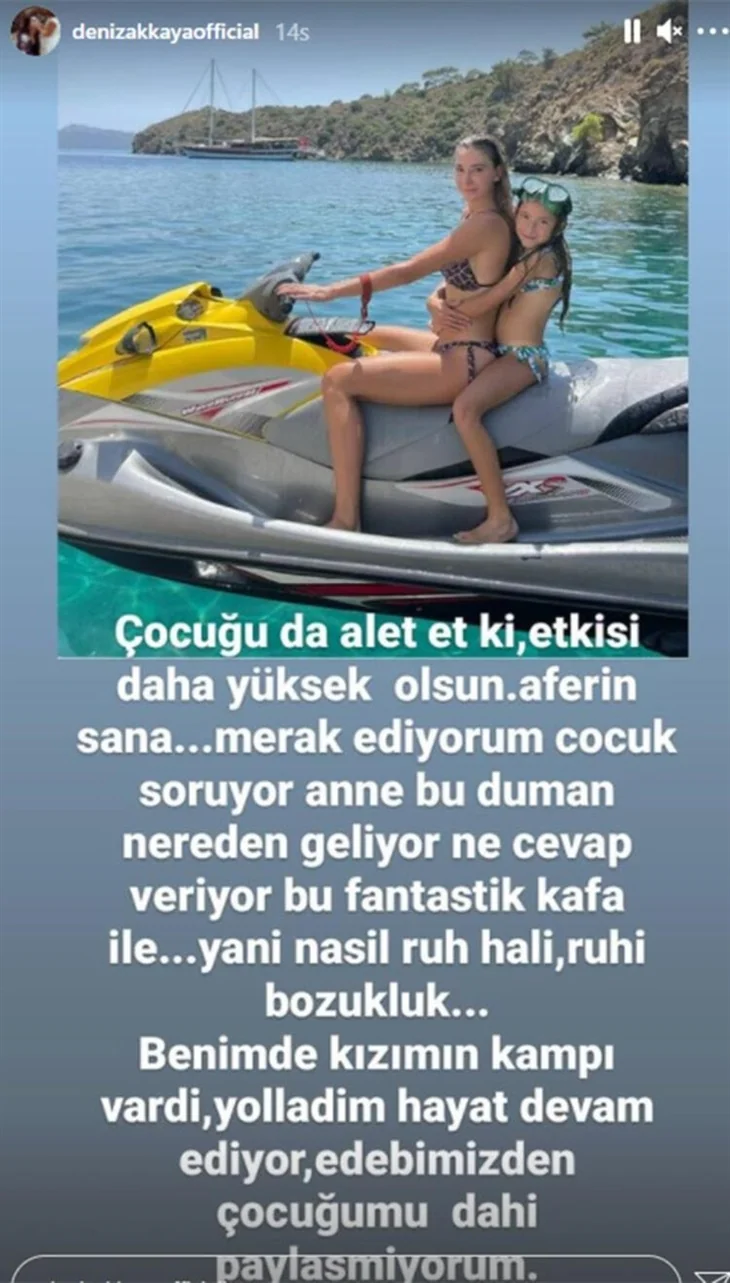 Deniz Akkaya'dan Şeyma Subaşı'na tepki: Bu nasıl ruh hali!