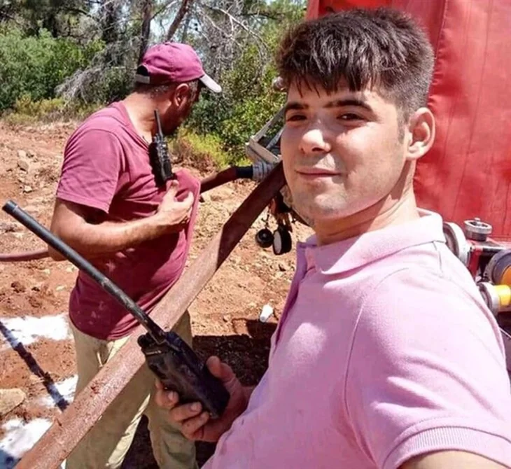 Orman yangınında canla başla çalışan İbrahim Çelikkol'dan açıklama