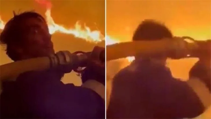 Orman yangınında canla başla çalışan İbrahim Çelikkol'dan açıklama
