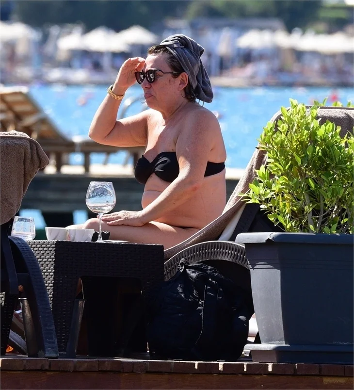 Oya Başar'ın Bodrum tatili!