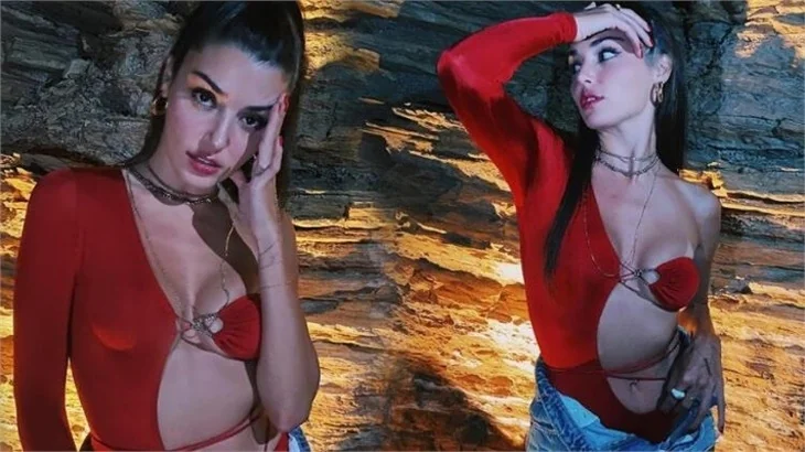 Hande Erçel'in Bodrum tatilinden dikkat çeken pozlar