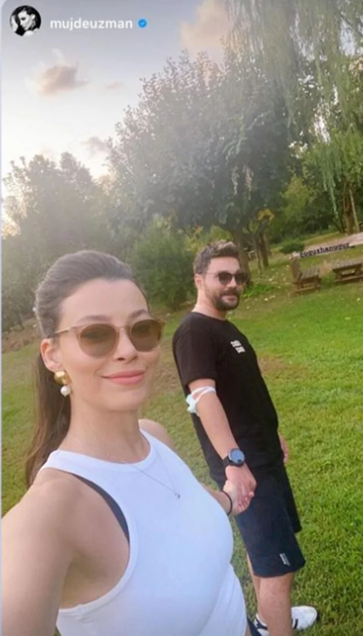 Aralarındaki buzları erittiler! Müjde Uzman ile Oğuzhan Uğur el ele
