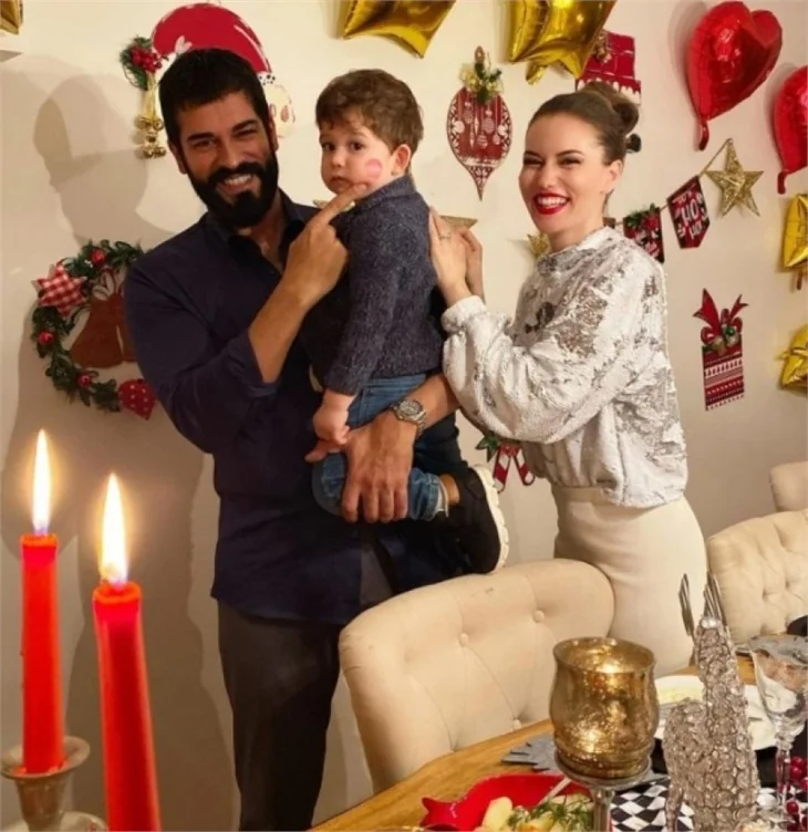 Fahriye Evcen-Burak Özçivit'ten Karan için ikinci dadı!