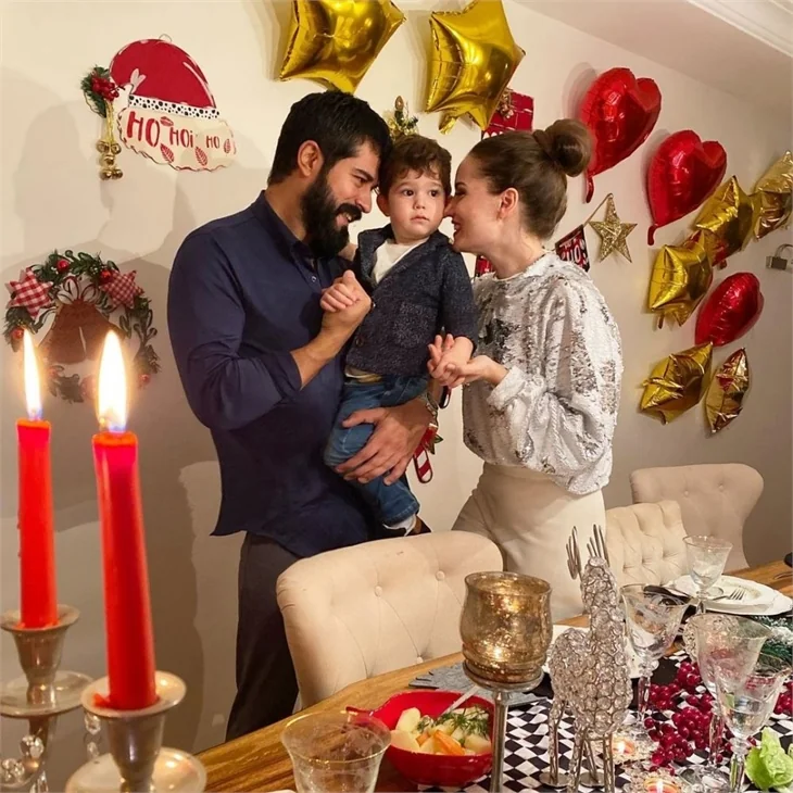 Fahriye Evcen-Burak Özçivit'ten Karan için ikinci dadı!