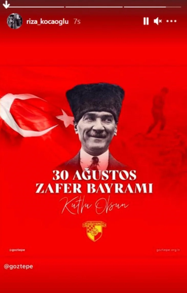 Ünlü isimlerden 30 Ağustos Zafer Bayramı paylaşımları