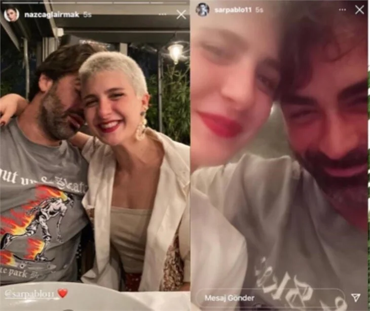 Naz Çağla Irmak ile Sarp Levendoğlu aşk yaşıyor