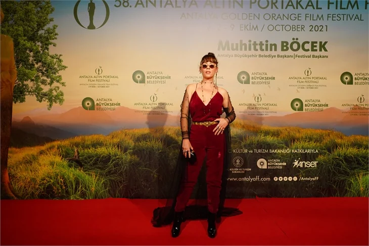 Antalya Altın Portakal Film Festivali kırmızı halı görüntüleri....
