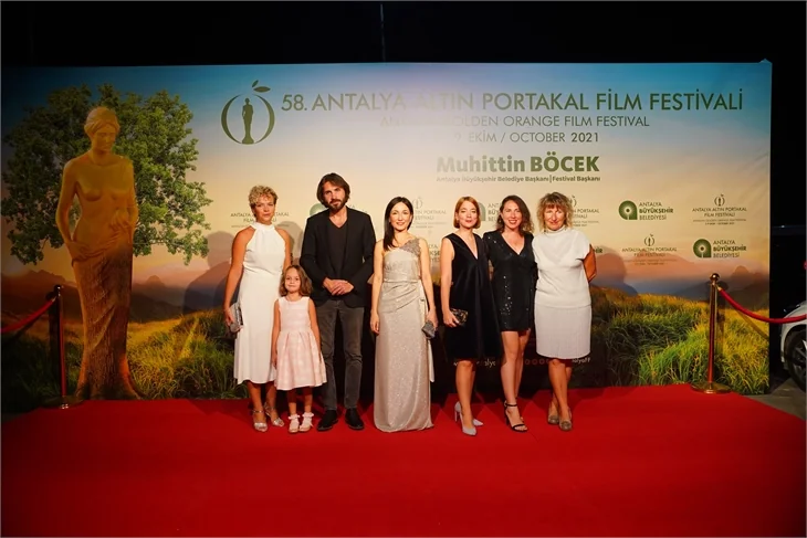 Antalya Altın Portakal Film Festivali kırmızı halı görüntüleri....