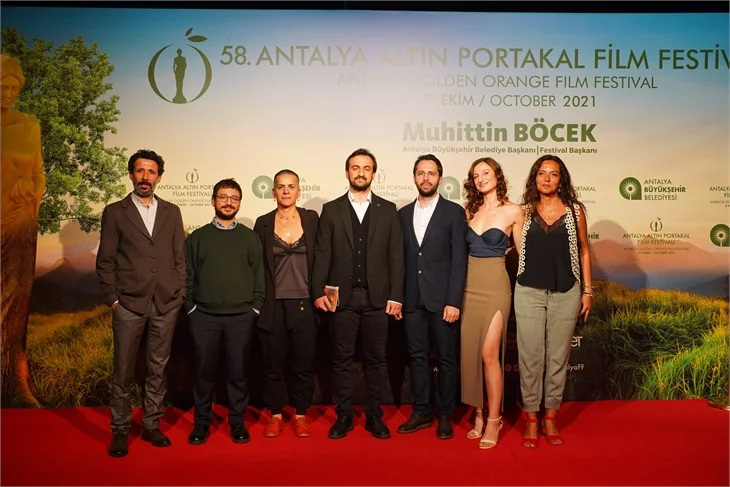 Antalya Altın Portakal Film Festivali kırmızı halı görüntüleri....