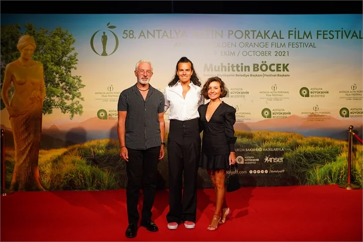 Antalya Altın Portakal Film Festivali kırmızı halı görüntüleri....