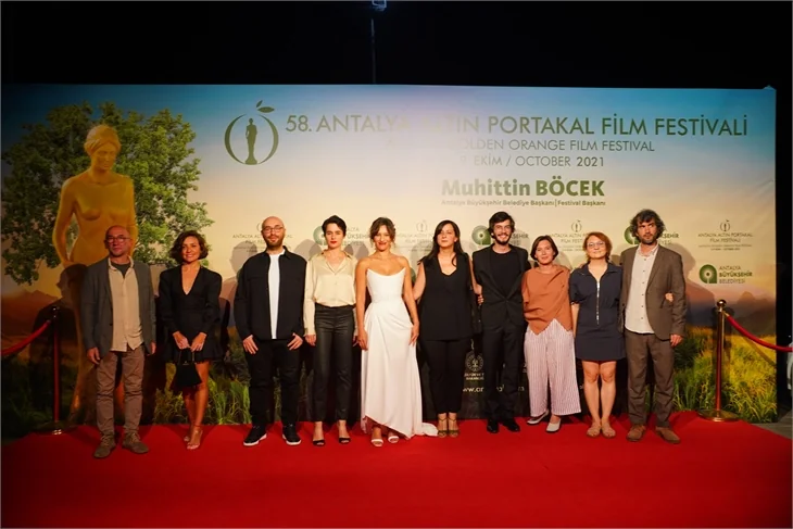 Antalya Altın Portakal Film Festivali kırmızı halı görüntüleri....