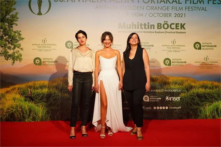Antalya Altın Portakal Film Festivali kırmızı halı görüntüleri....