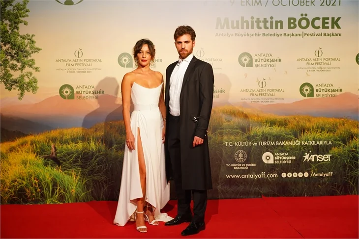 Antalya Altın Portakal Film Festivali kırmızı halı görüntüleri....