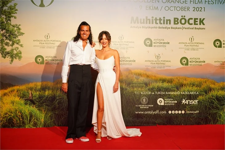 Antalya Altın Portakal Film Festivali kırmızı halı görüntüleri....