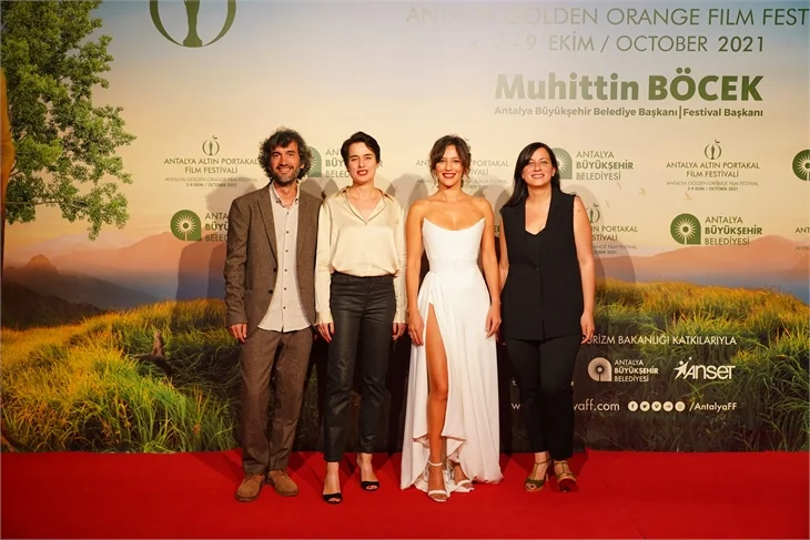 Antalya Altın Portakal Film Festivali kırmızı halı görüntüleri....