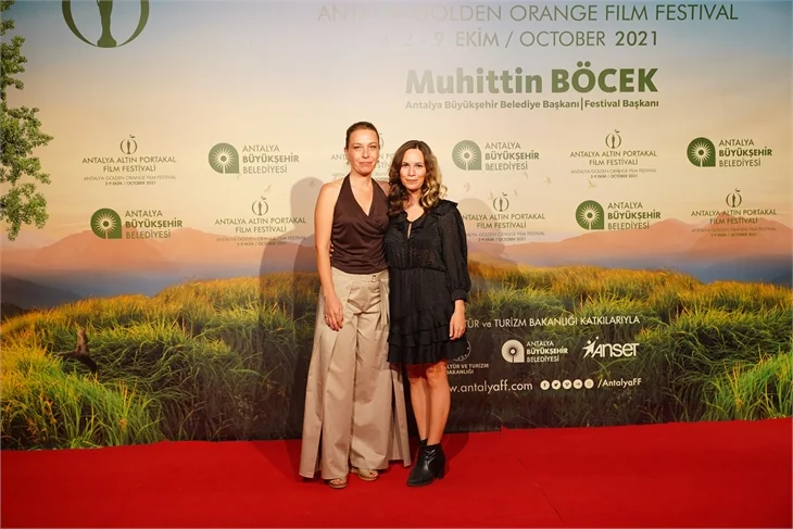 Antalya Altın Portakal Film Festivali kırmızı halı görüntüleri....