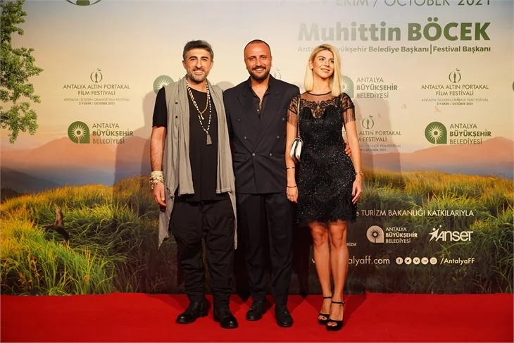 Antalya Altın Portakal Film Festivali kırmızı halı görüntüleri....