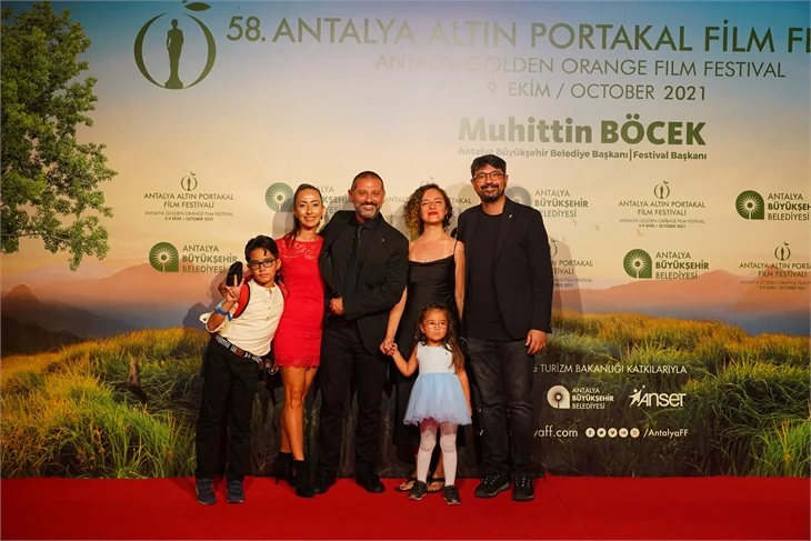 Antalya Altın Portakal Film Festivali kırmızı halı görüntüleri....