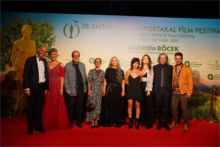 Antalya Altın Portakal Film Festivali kırmızı halı görüntüleri....
