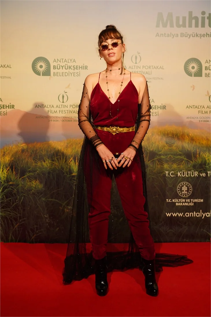 Antalya Altın Portakal Film Festivali kırmızı halı görüntüleri....