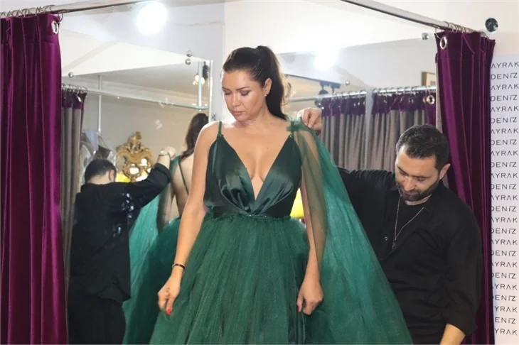 Şiddet gören kadınlar için özel defile