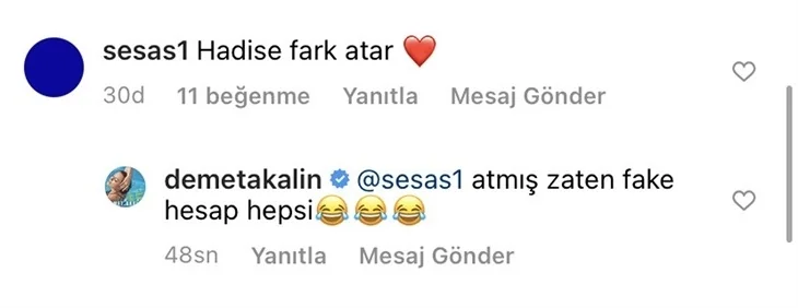Demet Akalın'dan Hadise'ye sert salvo!