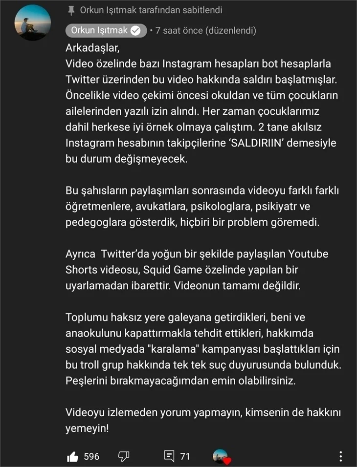 Sosyal medyada gündem oldu: "Orkun Işıtmak haddini bil"
