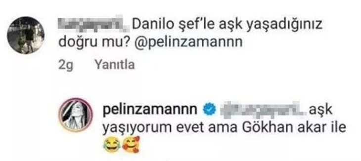MasterChef Pelin Zaman'dan 'Danilo Zanna ile aşk yaşıyor musun?' sorusuna cevap!
