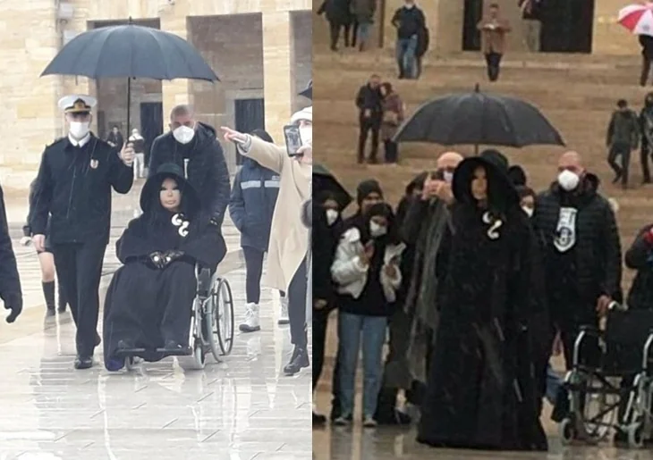 Bülent Ersoy'un Anıtkabir ziyaretindeki görüntülerine inceleme!