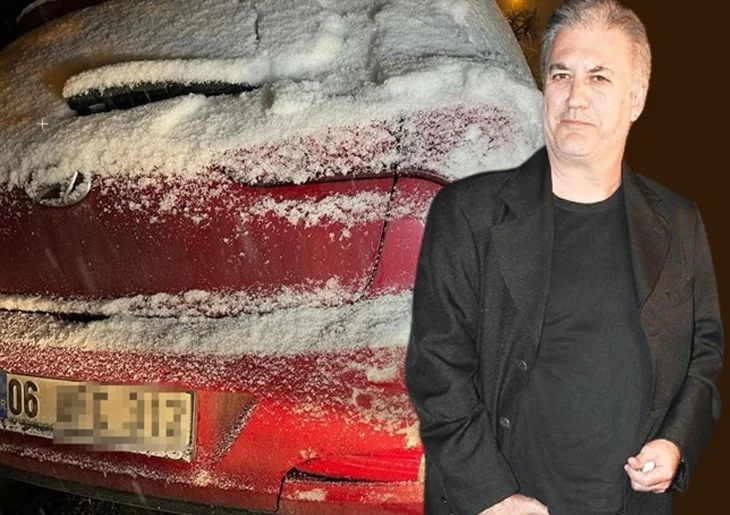 Tamer Karadağlı kaza yaptı: "Yağan kardan biz de nasibimizi aldık"