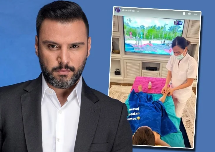 Alişan'dan 'masaj' fotoğrafına gelen tepkilere cevap!